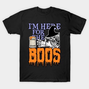 I'm here for the boos halloween vintage ghost T-Shirt